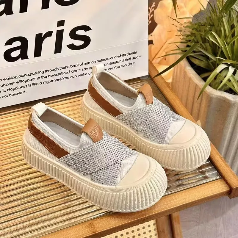 Fashion Versatile Breathable Sports Shoes 2023 Spring/Summer New One Step Lazy Shoes Thick Sole Elevated Casual Women's Shoes
Fashion Versatile Breathable Sports Shoes 2023 Spring/Summer New One Step Lazy Shoes Thick Sole Elevated Casual Women's Shoes