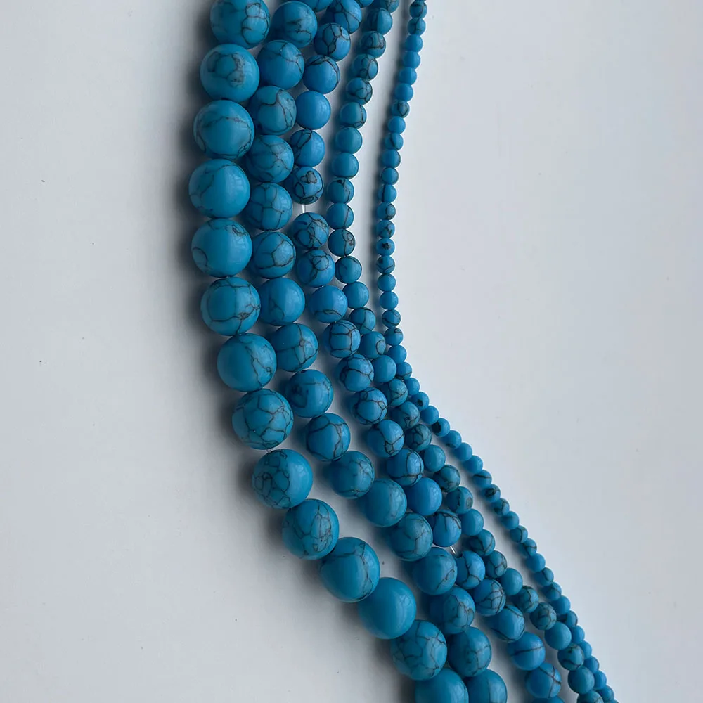 Latest Natural Stone 15" Deep Blue Turquoises Beads 8MM Fit Diy Beads for Jewelry Making Accessories
Latest Natural Stone 15" Deep Blue Turquoises Beads 8MM Fit Diy Beads for Jewelry Making Accessories