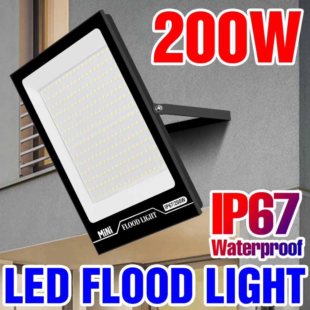 

220V Led Flood Light 10W 20W 30W 50W 100W 150W 200W Outdoor Spotlight Floodlight Reflector Wall Lamp Street Lamp Landscape Light