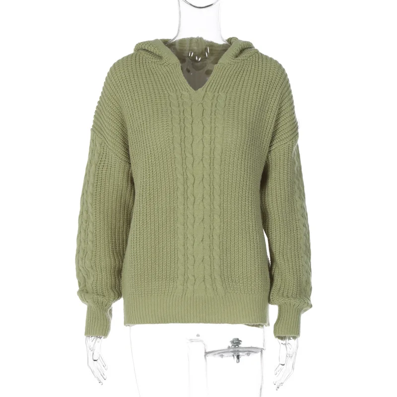 Casual Hooded Long Sleeve Knitted Women Sweaters Tops 2023 Autumn Winter New Fashion Street Style Loose Solid Color Pullovers
Casual Hooded Long Sleeve Knitted Women Sweaters Tops 2023 Autumn Winter New Fashion Street Style Loose Solid Color Pullovers
