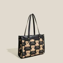 Dave&Di Vintage women's bags 2022 new fashion ins Cute Little Bear Printing single shoulder bag versatile high-capacity tote bag
Dave&Di Vintage women's bags 2022 new fashion ins Cute Little Bear Printing single shoulder bag versatile high-capacity tote bag