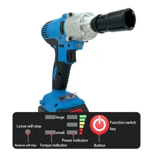 Lithium Battery Impact Screwdriver Electric Wrench Impact Wrench Household Electric Screwdriver Auto Repair Electric Board
Lithium Battery Impact Screwdriver Electric Wrench Impact Wrench Household Electric Screwdriver Auto Repair Electric Board