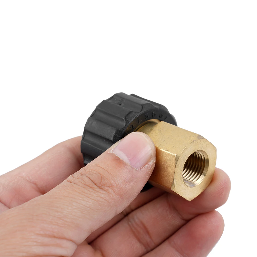 Durable Connector Adapter Car Cleaning Garden High Pressure Hose M22 X 1/4 IT Outdoor Parts Supplies Wash Machine
Durable Connector Adapter Car Cleaning Garden High Pressure Hose M22 X 1/4 IT Outdoor Parts Supplies Wash Machine