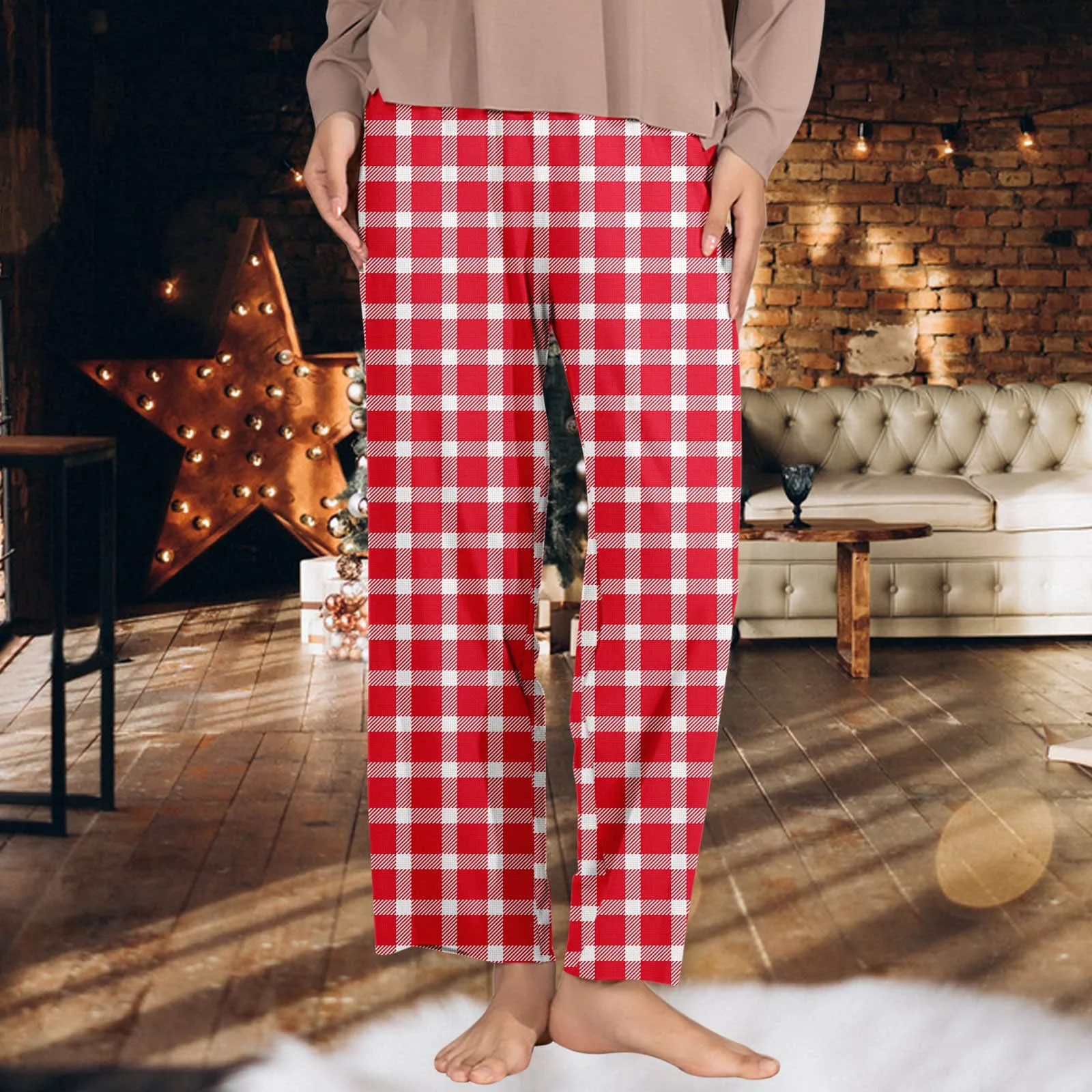 Vantage Long Pants Womens Plaid Multi Colors Sleepwear Trousers Ladies Nightwear Pajamas Pantalon Woman Drawstring Wide Leg Pant
Vantage Long Pants Womens Plaid Multi Colors Sleepwear Trousers Ladies Nightwear Pajamas Pantalon Woman Drawstring Wide Leg Pant