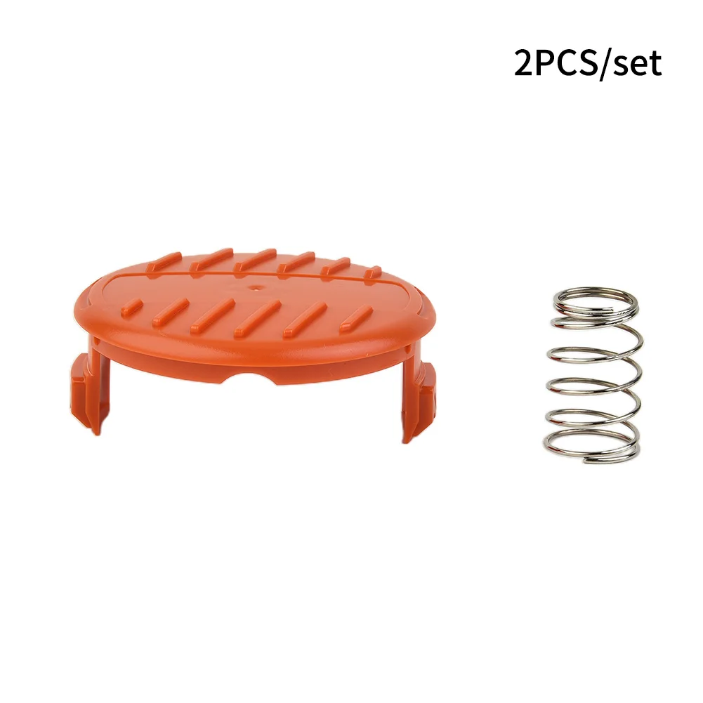 Plastic Spool Cover With Spring For Black & Decker Grass Trimmer Lawn Mower Garden Power Tool Accessories
Plastic Spool Cover With Spring For Black & Decker Grass Trimmer Lawn Mower Garden Power Tool Accessories