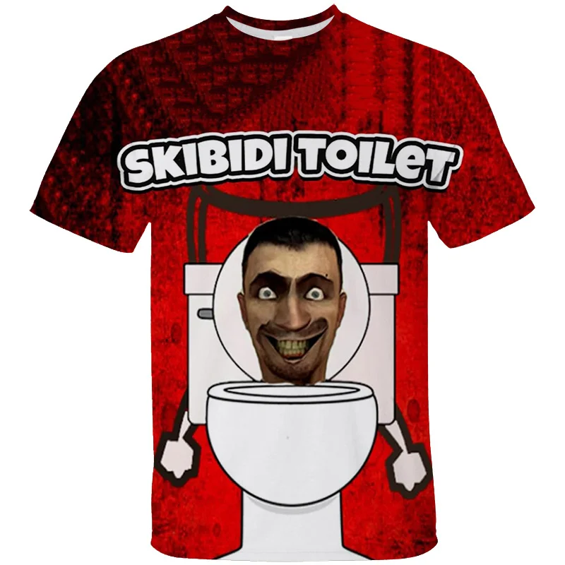 3D Funny Skibidi Toilet Printing T Shirt Cartoon Camera Graphic T-shirts For Men Kid Fashion Streetwear Short Sleeve Clothes Top
3D Funny Skibidi Toilet Printing T Shirt Cartoon Camera Graphic T-shirts For Men Kid Fashion Streetwear Short Sleeve Clothes Top