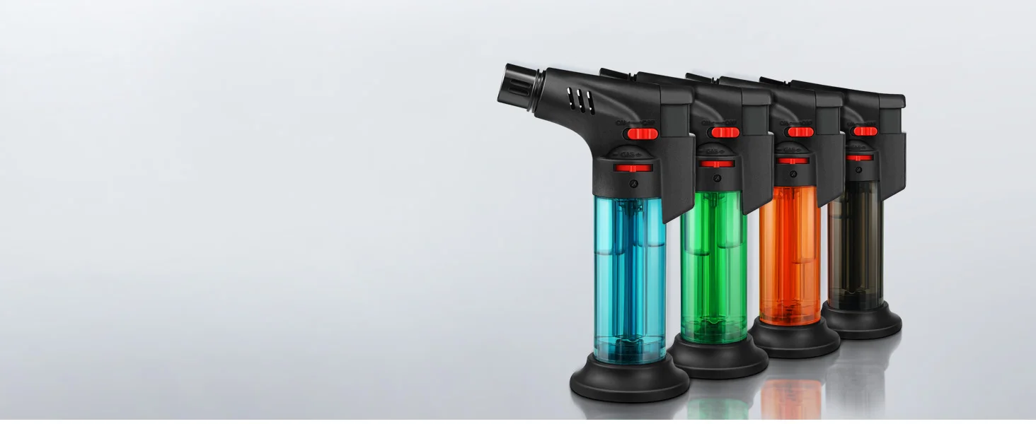 4 Pack Torch Lighters, Jet Flame, Butane Gas, Mini Refillable Windproof Lighters for Candles, Fireplace, Grill, Kitchen 2025 New 4 Pack Torch Lighters, Jet Flame, Butane Gas, Mini Refillable Windproof Lighters for Candles, Fireplace, Grill, Kitchen 2025 New