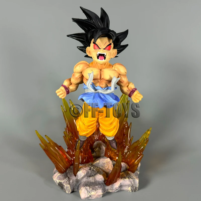 

Искусственная Аниме Драконий жемчуг Z Ssj4 Goku фигурка Гоку трансформация Ozaru экшн-Фигурки 18 см фотоколлекция модели игрушки подарки