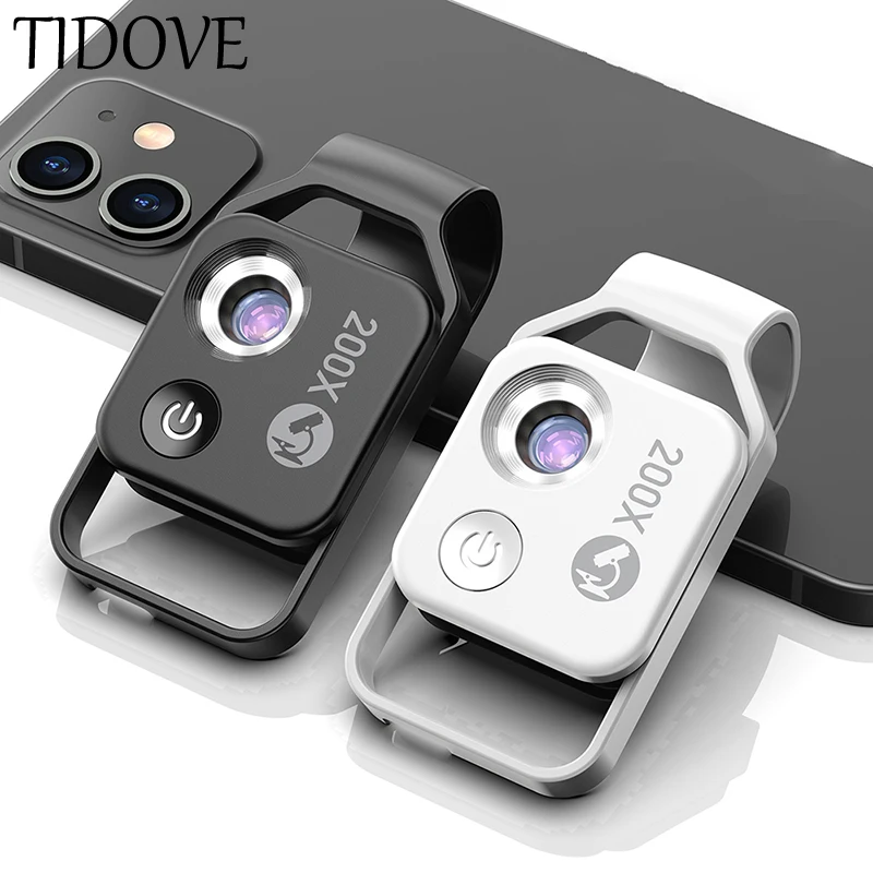 TIDOVE 200X magnification microscope lens with CPL mobile LED Light micro pocket macro lenses for iPhone Samsung all smartphones
TIDOVE 200X magnification microscope lens with CPL mobile LED Light micro pocket macro lenses for iPhone Samsung all smartphones