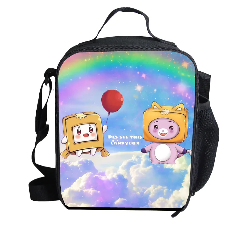 Elementary and Middle School Students Outdoor Travel Ice Bag Lunch Bag Lankybox Cartoon Printed School Bag Shoulder Bag
Elementary and Middle School Students Outdoor Travel Ice Bag Lunch Bag Lankybox Cartoon Printed School Bag Shoulder Bag
