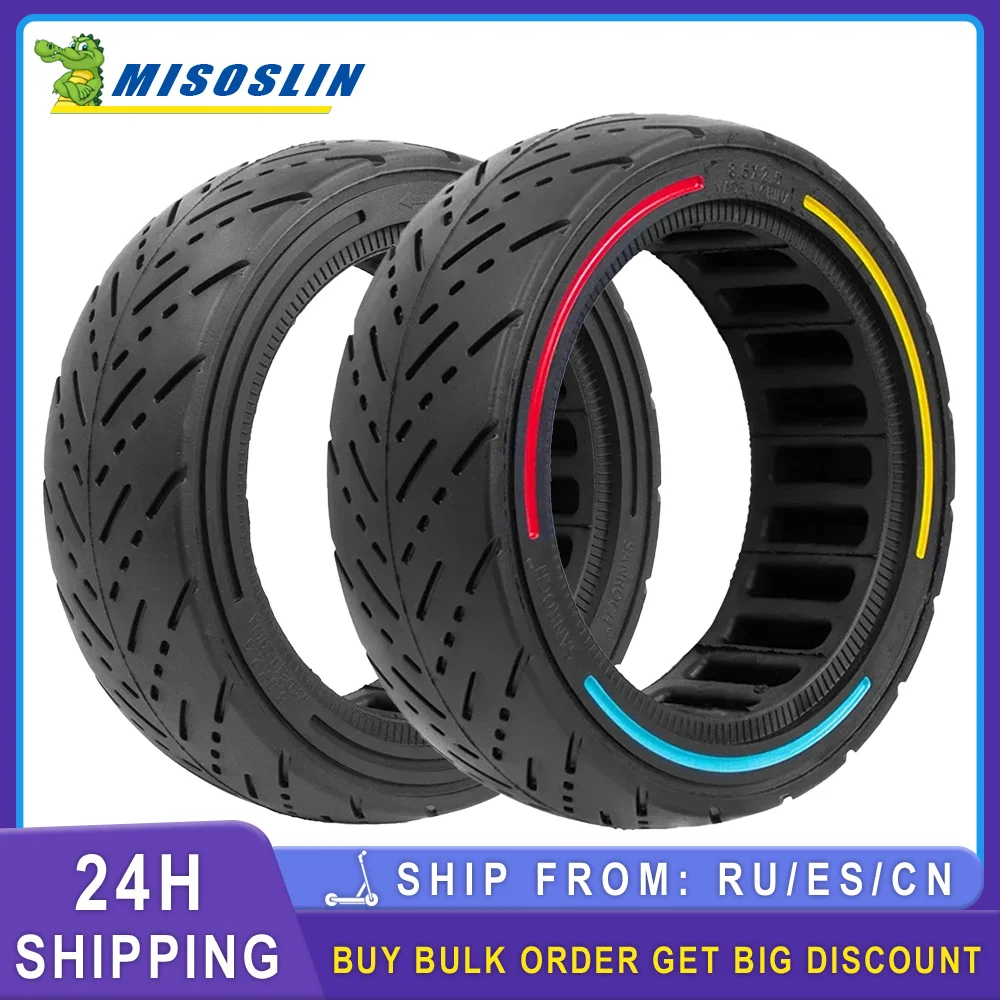 

8.5inch Off-Road Solid Tubeless Tyre Replacement for Dualtron Mini/Speedway Leger Electric Scooter 8.5x2.5 Explosion Proof Tire