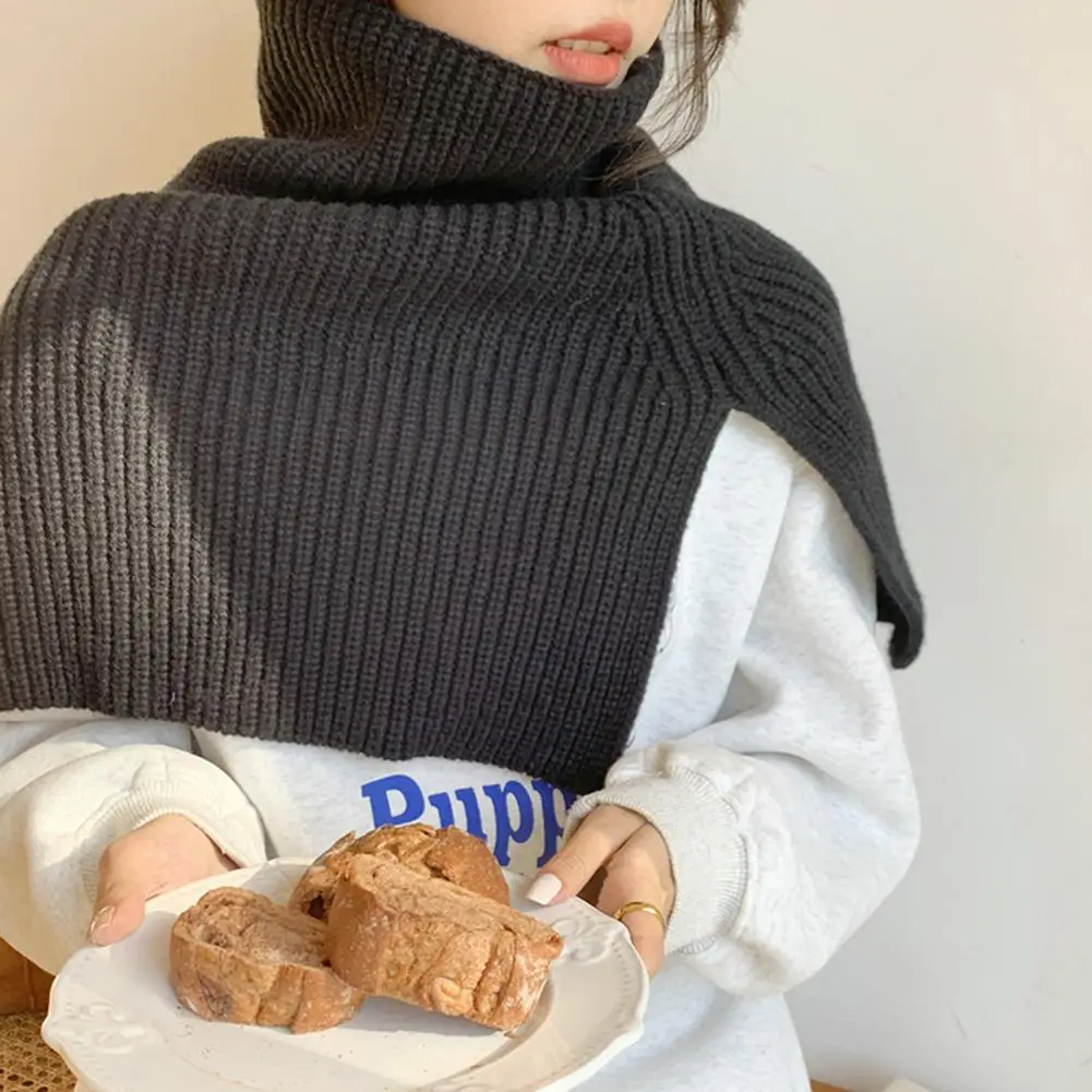 Turtleneck Shawl Cozy Women's Knitted Scarf Collection Turtleneck Side Split Shawl Thick High Neck Collar Fashion for Autumn
Turtleneck Shawl Cozy Women's Knitted Scarf Collection Turtleneck Side Split Shawl Thick High Neck Collar Fashion for Autumn