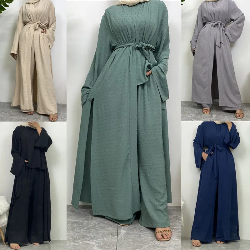 3 Piece Suits Abaya Dubai Islam Turkey Bangladesh Muslim Set Hijab Modest Dress Kaftans For Women Robe Femme Ensembles Musulmans
3 Piece Suits Abaya Dubai Islam Turkey Bangladesh Muslim Set Hijab Modest Dress Kaftans For Women Robe Femme Ensembles Musulmans