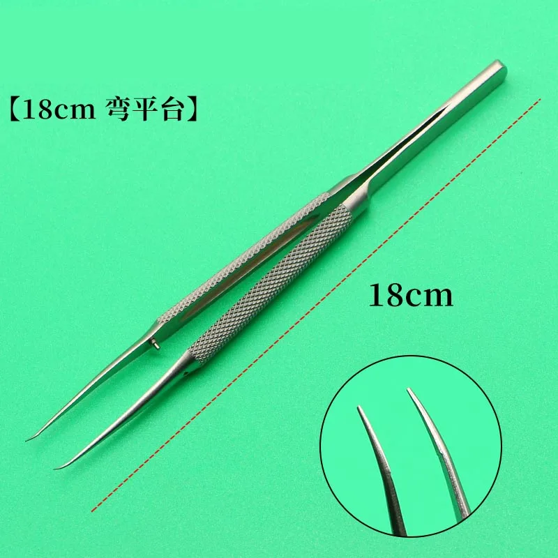 Micro-ophthalmic forceps Surgical toolsEyelidoplasty instrumentsStraight elbow platformRound-handled hooked forceps
Micro-ophthalmic forceps Surgical toolsEyelidoplasty instrumentsStraight elbow platformRound-handled hooked forceps