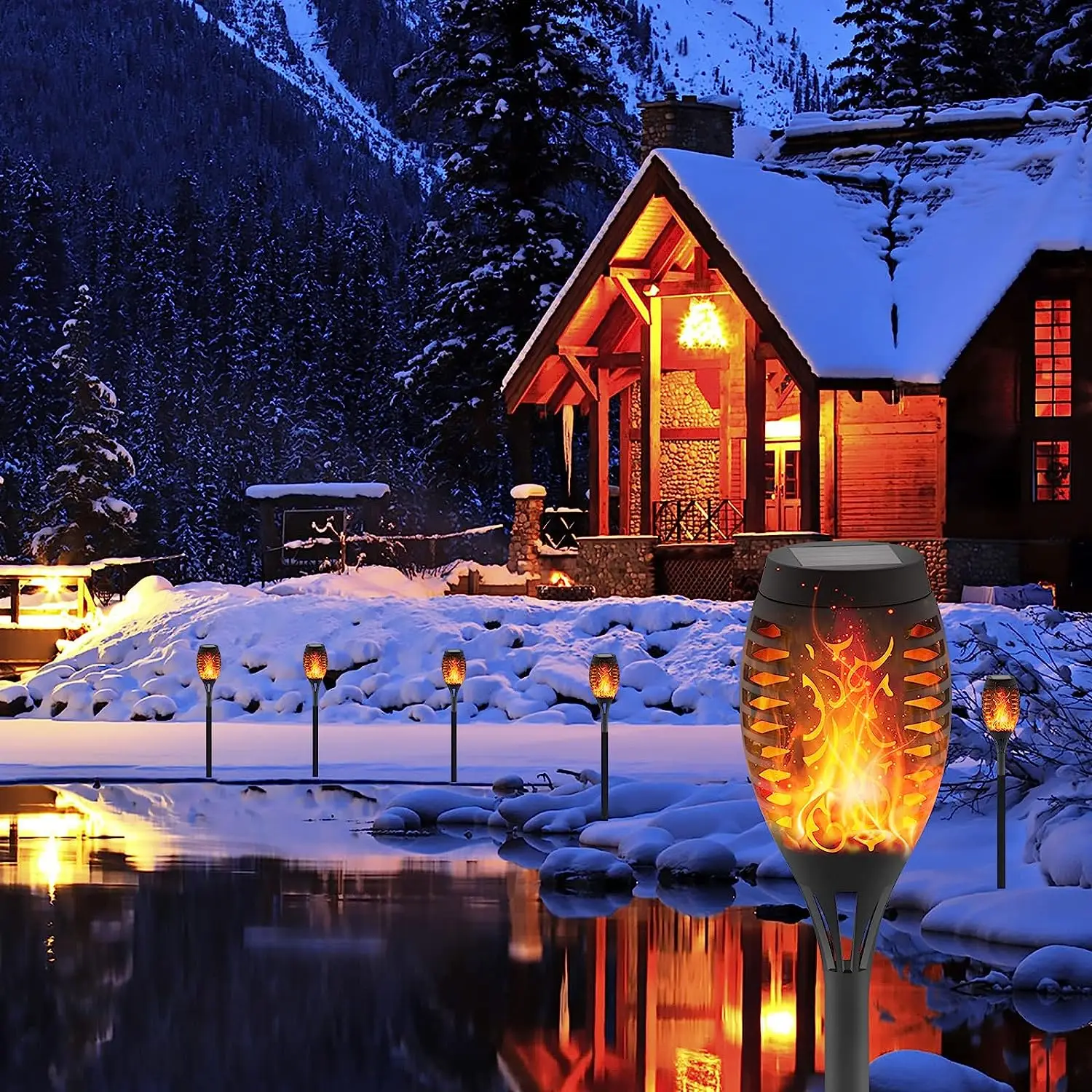 Solar flashing torch light LED waterproof solar outdoor Christmas decoration from dusk to dawn Halloween
Solar flashing torch light LED waterproof solar outdoor Christmas decoration from dusk to dawn Halloween