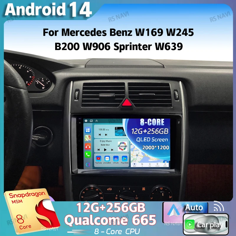 Android 14 For Mercedes Benz W169 W245 B200 W906 Sprinter W639 2K QLED Stereo Car Radio Multimedia Video Player GPS 4G CarPlay
Android 14 For Mercedes Benz W169 W245 B200 W906 Sprinter W639 2K QLED Stereo Car Radio Multimedia Video Player GPS 4G CarPlay
