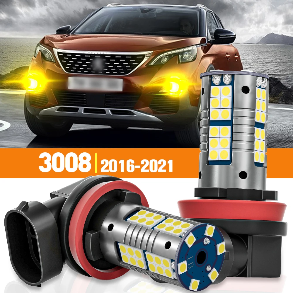2pcs LED Fog Light For Peugeot 3008 SUV 2016 2017 2018 2019 2020 2021 Accessories Canbus Lamp
2pcs LED Fog Light For Peugeot 3008 SUV 2016 2017 2018 2019 2020 2021 Accessories Canbus Lamp
