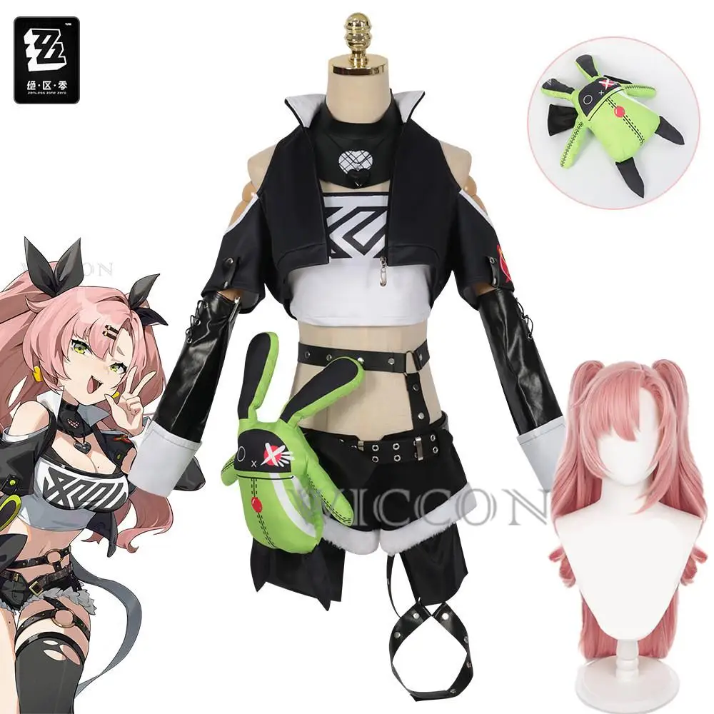 Game Nicole Demara Cosplay Anime Zenless Zone Zero Costume Uniform Wig Toy Set Halloween Party Role Play Outfit for Women
Game Nicole Demara Cosplay Anime Zenless Zone Zero Costume Uniform Wig Toy Set Halloween Party Role Play Outfit for Women