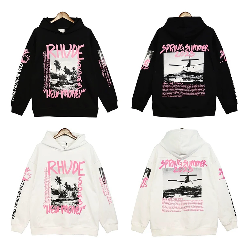 Rhude American Vintage Landscape Alphabet Print Hoodie Ins Hip Hop Loose Men and Women Pure Cotton Couple Coat
Rhude American Vintage Landscape Alphabet Print Hoodie Ins Hip Hop Loose Men and Women Pure Cotton Couple Coat