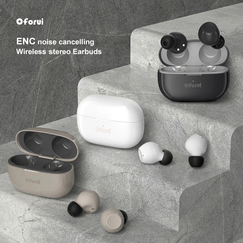 

Oforui wireless noise cancelling earphones Bluetooth wireless earphones stereo sound sports earphones waterproof earphones