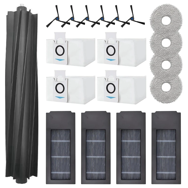 Резиновая основная и боковая щетка для пылесоса Ecovacs Deebot X2 Omni, фильтры НЕРА, Швабра, тканевые мешки для пыли, запасные части, как показано
Резиновая основная и боковая щетка для пылесоса Ecovacs Deebot X2 Omni, фильтры НЕРА, Швабра, тканевые мешки для пыли, запасные части, как показано