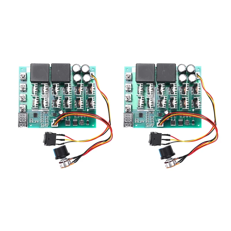 2X DC 10-55V 12V 24V 36V 48V 55V 100A контроллер скорости двигателя PWM HHO RC реверсивный переключатель управления с фотодисплеем
2X DC 10-55V 12V 24V 36V 48V 55V 100A контроллер скорости двигателя PWM HHO RC реверсивный переключатель управления с фотодисплеем