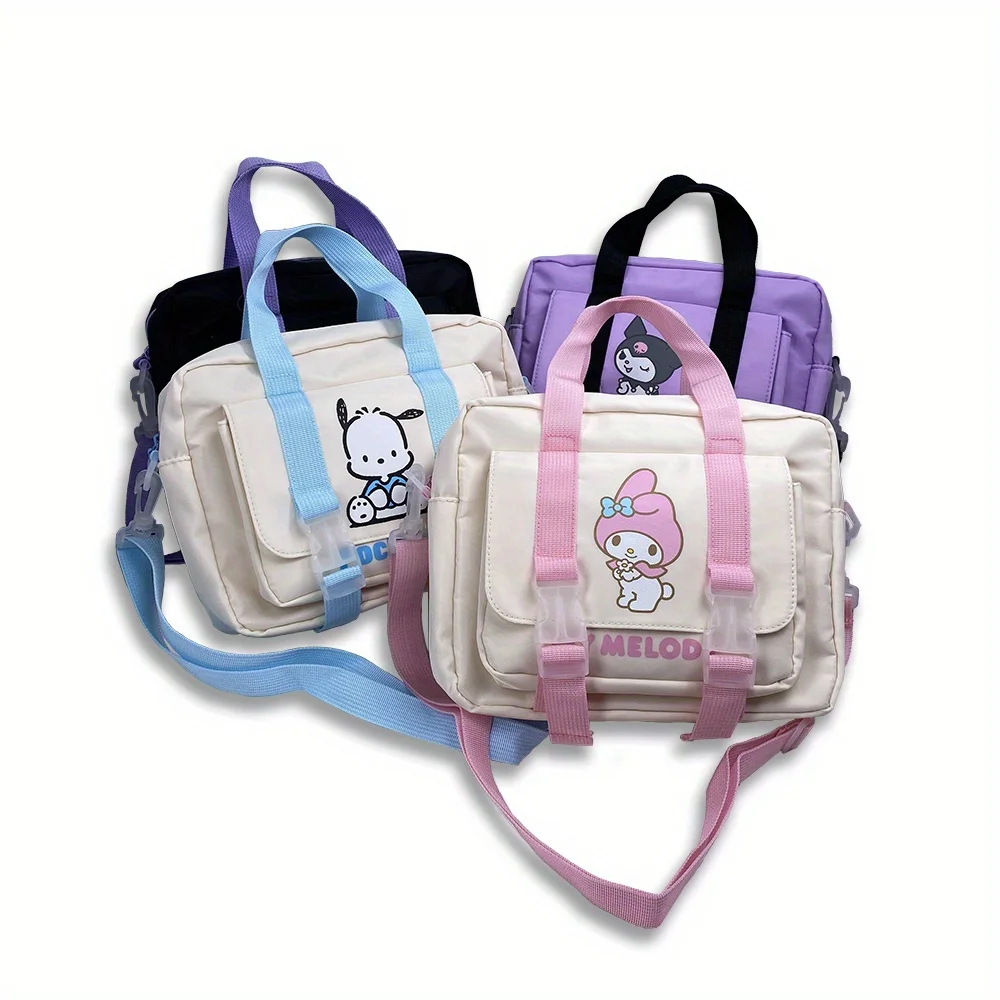 Sanrio Handheld Shoulder Bag with Oblique Back Waterproof Postman Bag Backpack Makeup Bag Contrast Color Women's Casual Bag
Sanrio Handheld Shoulder Bag with Oblique Back Waterproof Postman Bag Backpack Makeup Bag Contrast Color Women's Casual Bag