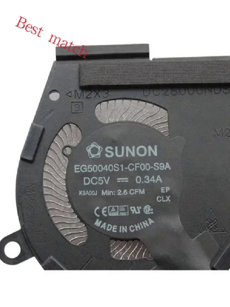 New Original Laptop CPU Cooling Fan For Dell Latitude 7300 SUNON EG50040S1-CF00-S9A DC5V 0.34A Min:2.6CFM DC28000NDSL YRJF1
New Original Laptop CPU Cooling Fan For Dell Latitude 7300 SUNON EG50040S1-CF00-S9A DC5V 0.34A Min:2.6CFM DC28000NDSL YRJF1