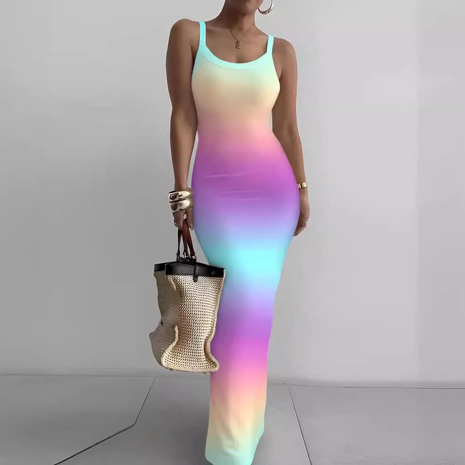 Elegant Bodycon Maxi Dress Women Summer 2024 Sleeveless Backless Sexy Outfits Party Club Sundress Beach Holiday Long Dresses
Elegant Bodycon Maxi Dress Women Summer 2024 Sleeveless Backless Sexy Outfits Party Club Sundress Beach Holiday Long Dresses