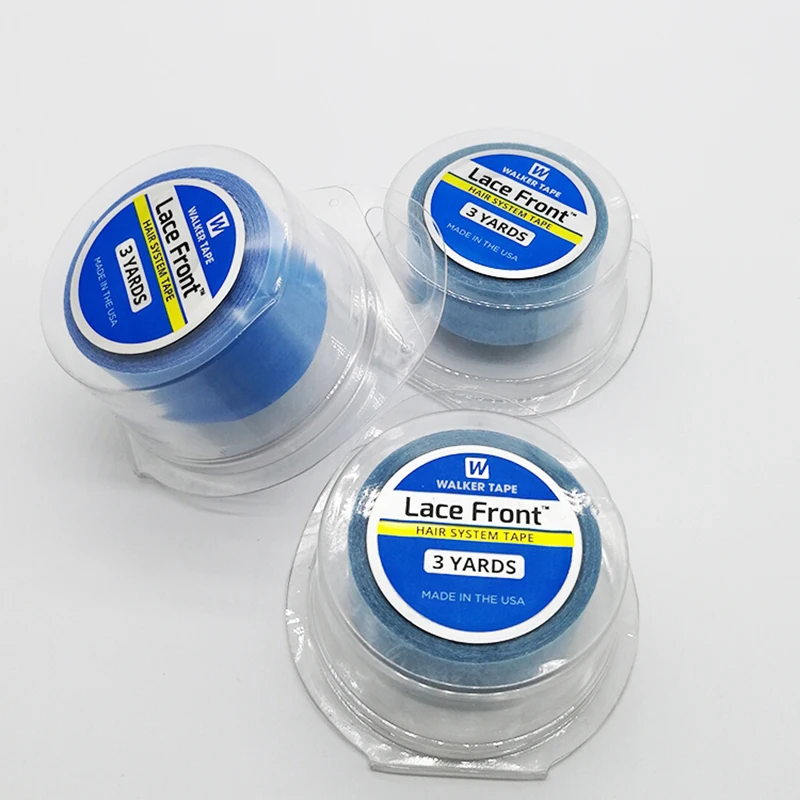 3yards Blue Lace Front Wig Tape Double-sided Adhesive Water-proof Super Tape For Hair Extension/Lace Wig/Toupee 1.9cm 2.54cm
3yards Blue Lace Front Wig Tape Double-sided Adhesive Water-proof Super Tape For Hair Extension/Lace Wig/Toupee 1.9cm 2.54cm