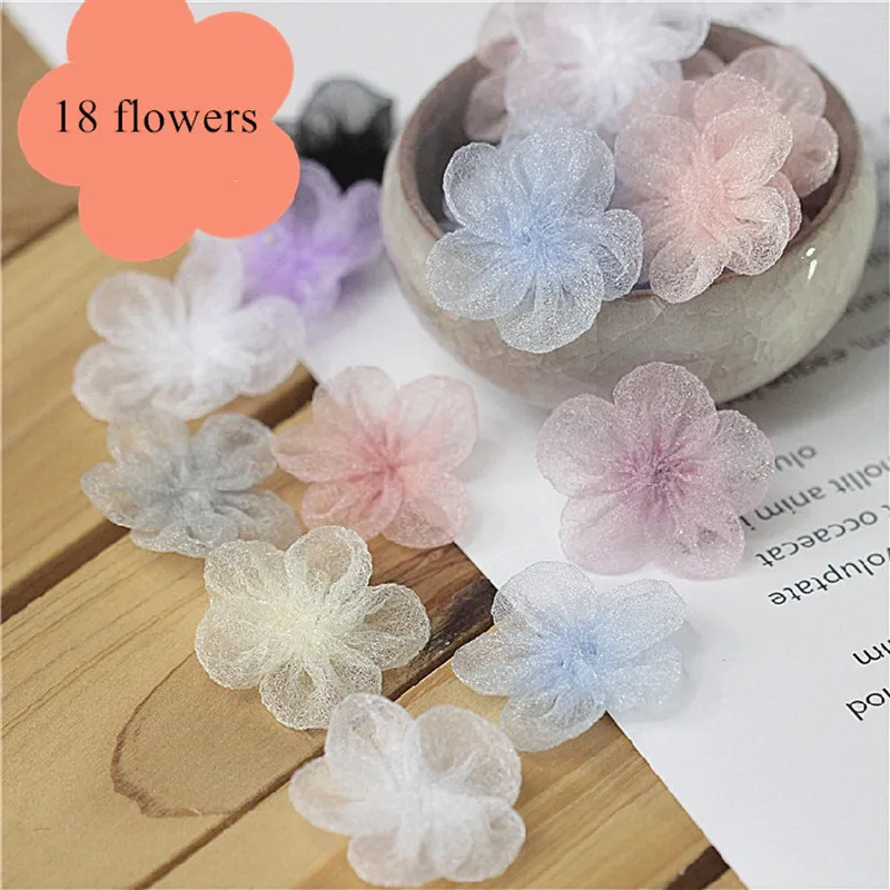 18 Pcs 3cm 3D Cloth Artificial Flower for Wedding Party Decor DIY Shoes Hats Fake Silk Flower Small Clothing Sewing Accessories
18 Pcs 3cm 3D Cloth Artificial Flower for Wedding Party Decor DIY Shoes Hats Fake Silk Flower Small Clothing Sewing Accessories