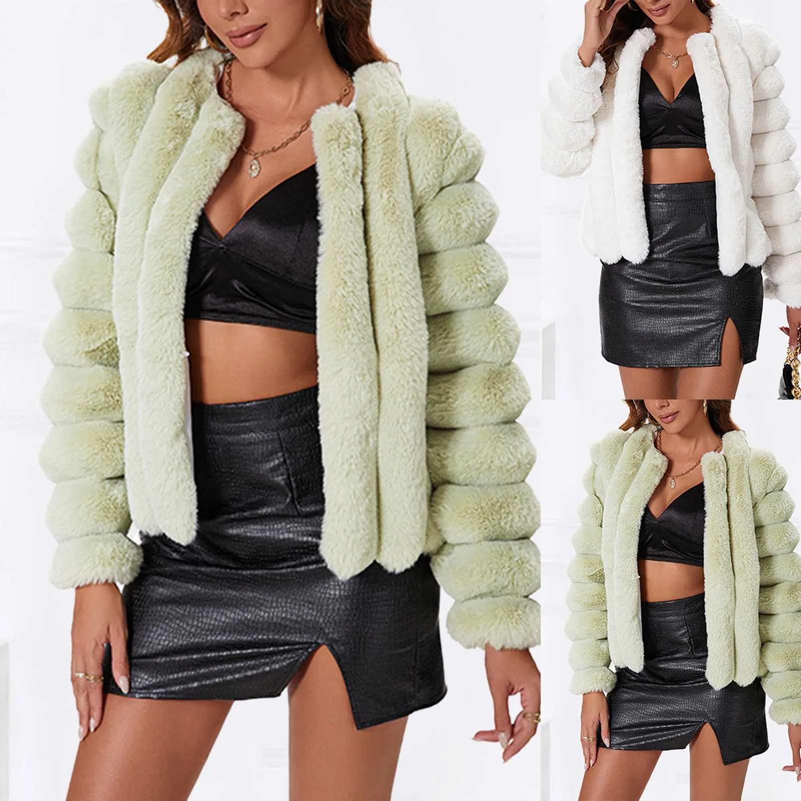 Double-sided Fluffy Fleece Cardigan Tops Faux Fur Shaggy Jackets Women Autumn Outerwear Zipper Coat Warm Plush Outwear Korean
Double-sided Fluffy Fleece Cardigan Tops Faux Fur Shaggy Jackets Women Autumn Outerwear Zipper Coat Warm Plush Outwear Korean