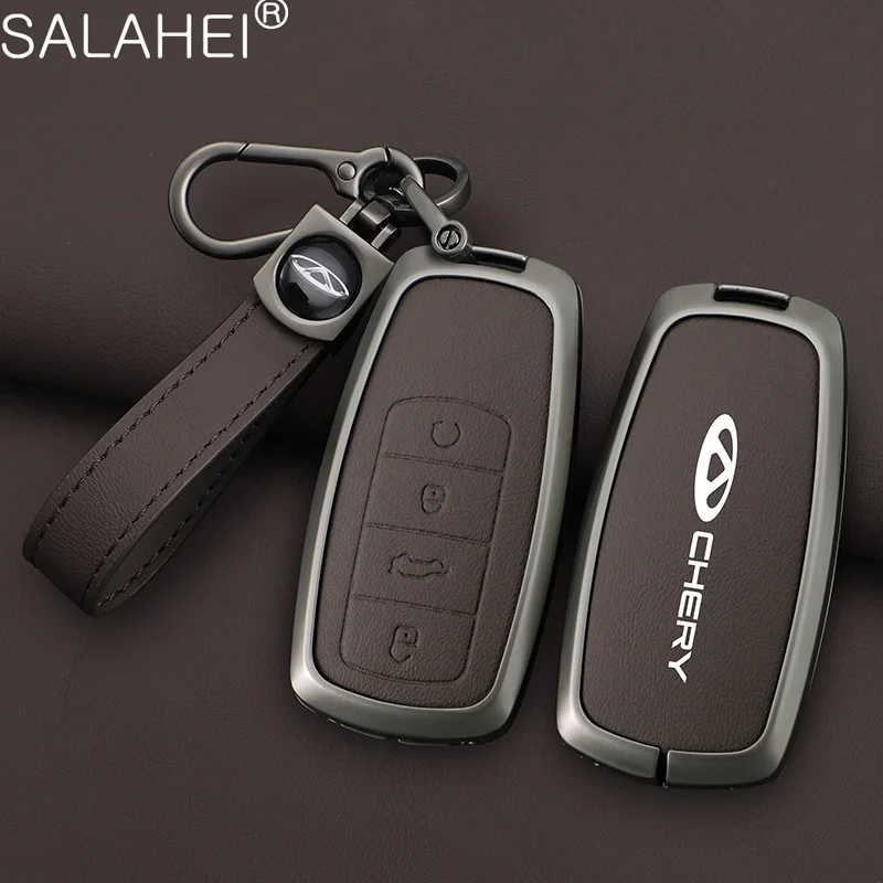Zinc Alloy Leather Car Remote Key Case Cover Holder Shell For Chery Omoda C5 5 fx 7 8 pro plus 2022 2023 Keychain Accessories
Zinc Alloy Leather Car Remote Key Case Cover Holder Shell For Chery Omoda C5 5 fx 7 8 pro plus 2022 2023 Keychain Accessories