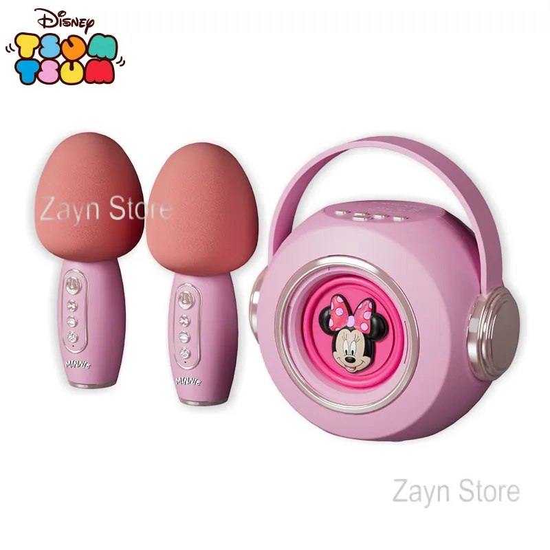 Disney Mickey Minne Wireless Bluetooth Speaker KTV Double Wheat Chorus TF Card Surround Stereo Handheld Intelligent Voice Sound
Disney Mickey Minne Wireless Bluetooth Speaker KTV Double Wheat Chorus TF Card Surround Stereo Handheld Intelligent Voice Sound