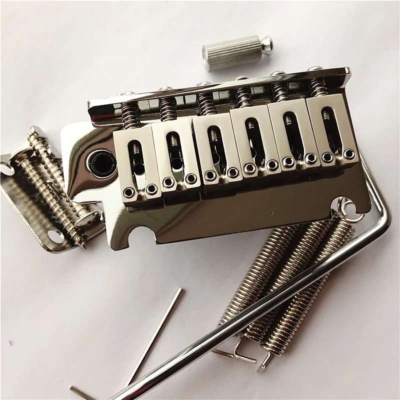 6 Strings Electric Guitar Double Wave Bridge with Tremolo Bar Chromium plated base BJH-568
6 Strings Electric Guitar Double Wave Bridge with Tremolo Bar Chromium plated base BJH-568
