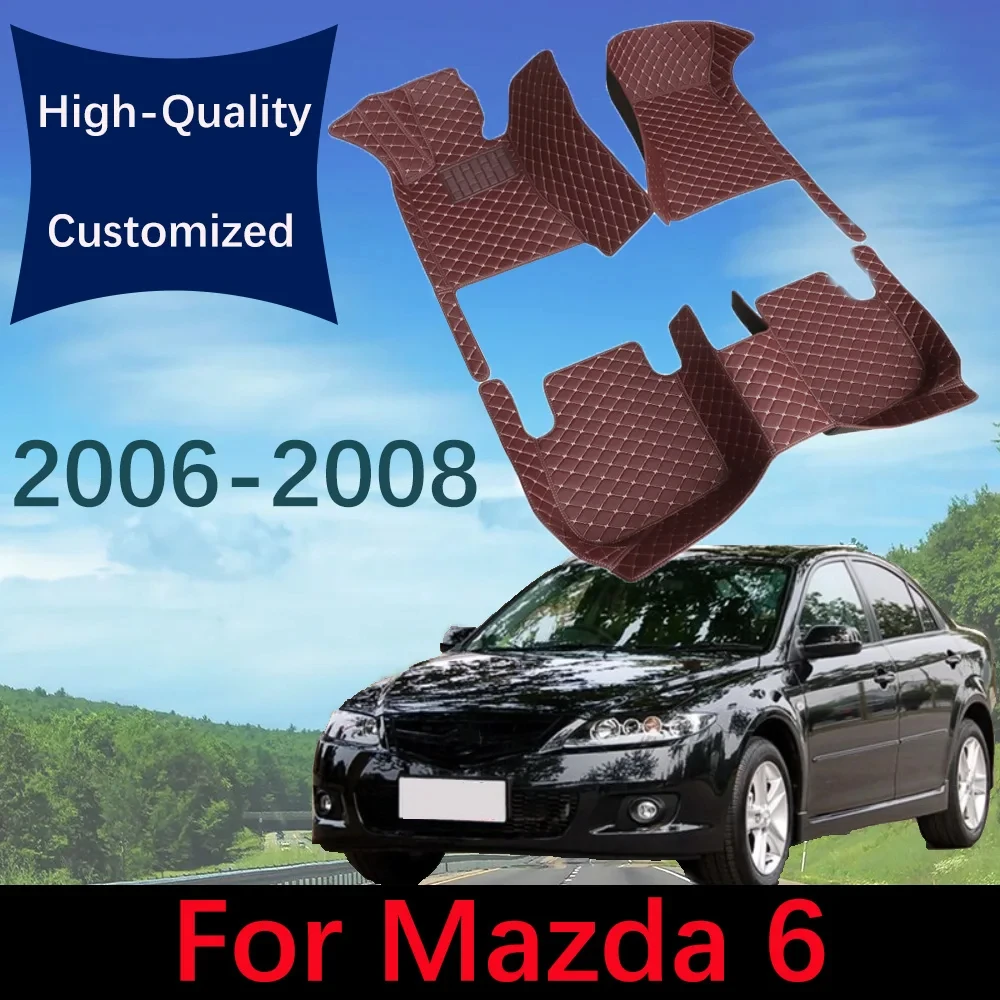 Custom Leather Car Floor Mats For Mazda 6 2006 2007 2008 Automobile Carpet Rugs Foot Pads Interior Accessories
Custom Leather Car Floor Mats For Mazda 6 2006 2007 2008 Automobile Carpet Rugs Foot Pads Interior Accessories