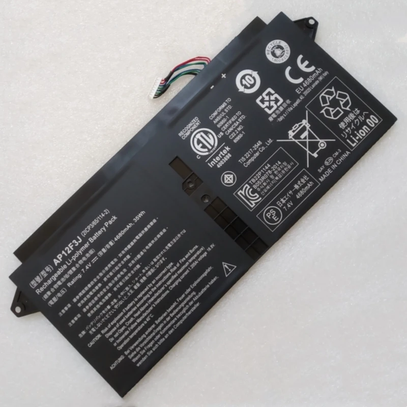 AP12F3J Laptop Battery For Acer Aspire 13.3" Ultrabook S7-391 6810 6822 6478 9839 9886 9864 53314G12AWS 73514G25AWS 73534G25AWS
AP12F3J Laptop Battery For Acer Aspire 13.3" Ultrabook S7-391 6810 6822 6478 9839 9886 9864 53314G12AWS 73514G25AWS 73534G25AWS