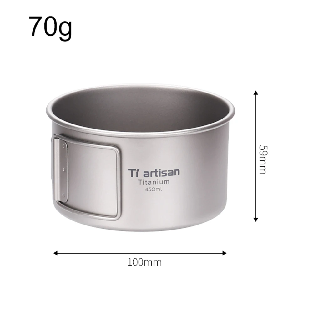 Travel Friendly Titanium Food Container with Folding Handle and Different Sizes Perfect for Picnics and Backpacking
Travel Friendly Titanium Food Container with Folding Handle and Different Sizes Perfect for Picnics and Backpacking
