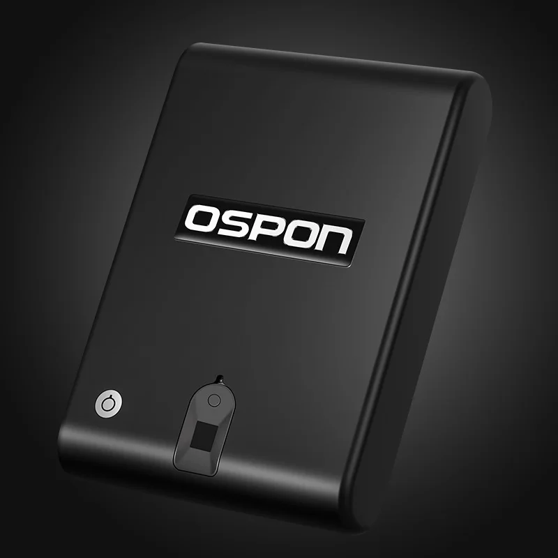

OS100SE Semiconductor Fingerprint Password Anti-thief Pistol Security Car Portable Gun Safe Keeping Box