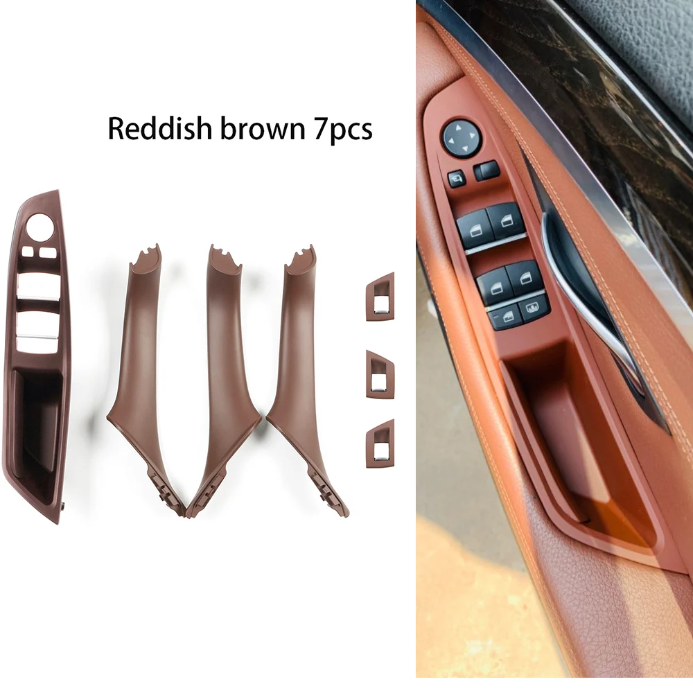 7pcs Right Hand Drive RHD For BMW 5 series F10 F11 Gray Beige Black Car Interior Inner Door Handle Panel Pull Trim Cover
7pcs Right Hand Drive RHD For BMW 5 series F10 F11 Gray Beige Black Car Interior Inner Door Handle Panel Pull Trim Cover