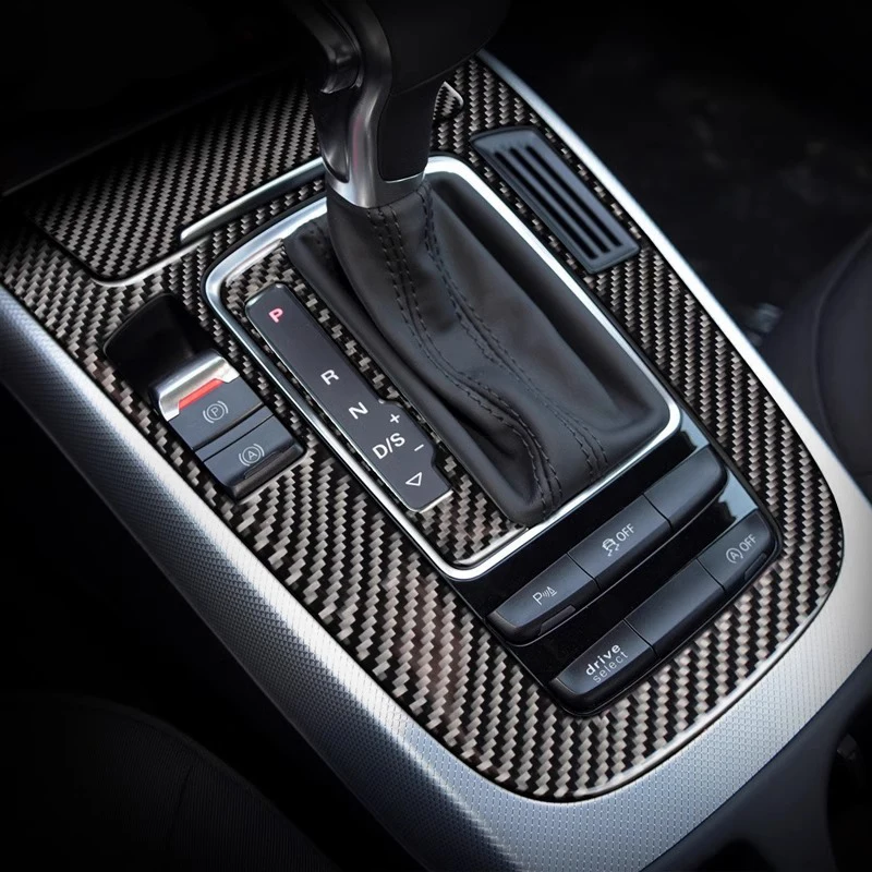 Car Gear Shift Panel Sticker Carbon Fiber Center Control Decoration Cover Frame Trim For Audi A4 B8 A5 Q5 8R Auto Accessories
Car Gear Shift Panel Sticker Carbon Fiber Center Control Decoration Cover Frame Trim For Audi A4 B8 A5 Q5 8R Auto Accessories