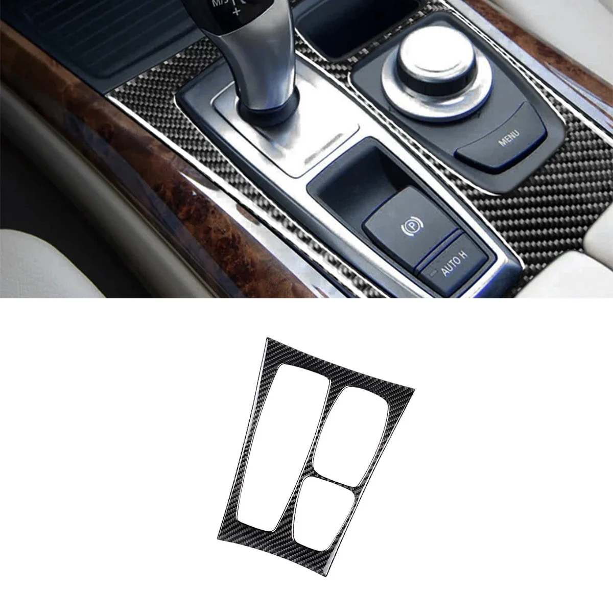Carbon Fiber Car Interior Gear Shift Panel Decal Decorative Cover Trim For BMW X5 E70 2007-2009 Car Accessories Interiors
Carbon Fiber Car Interior Gear Shift Panel Decal Decorative Cover Trim For BMW X5 E70 2007-2009 Car Accessories Interiors