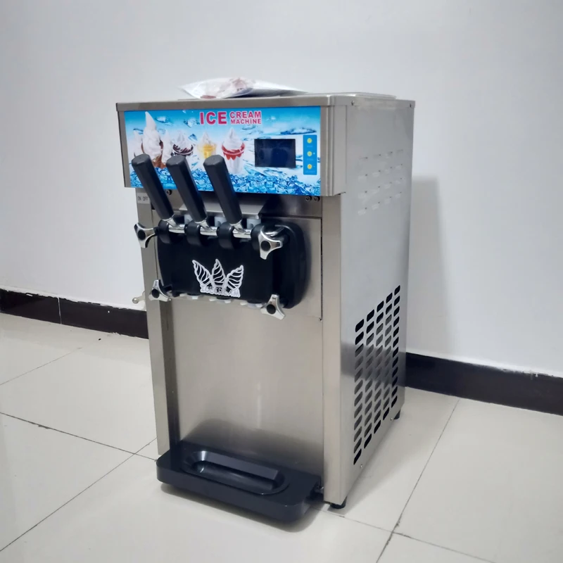 

Commercial Soft Ice Cream Machine Automatic Gelato Machines Vertical Stainless Steel Ice Cream Makers