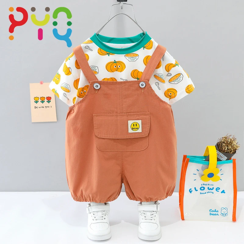 PYQ Easter Baby Clothes 2023 New Summer Baby Girls Pumpkin Full Printing Top+Sling Pants Outfits For Kids Cartoon Sets 0-4 Years
PYQ Easter Baby Clothes 2023 New Summer Baby Girls Pumpkin Full Printing Top+Sling Pants Outfits For Kids Cartoon Sets 0-4 Years