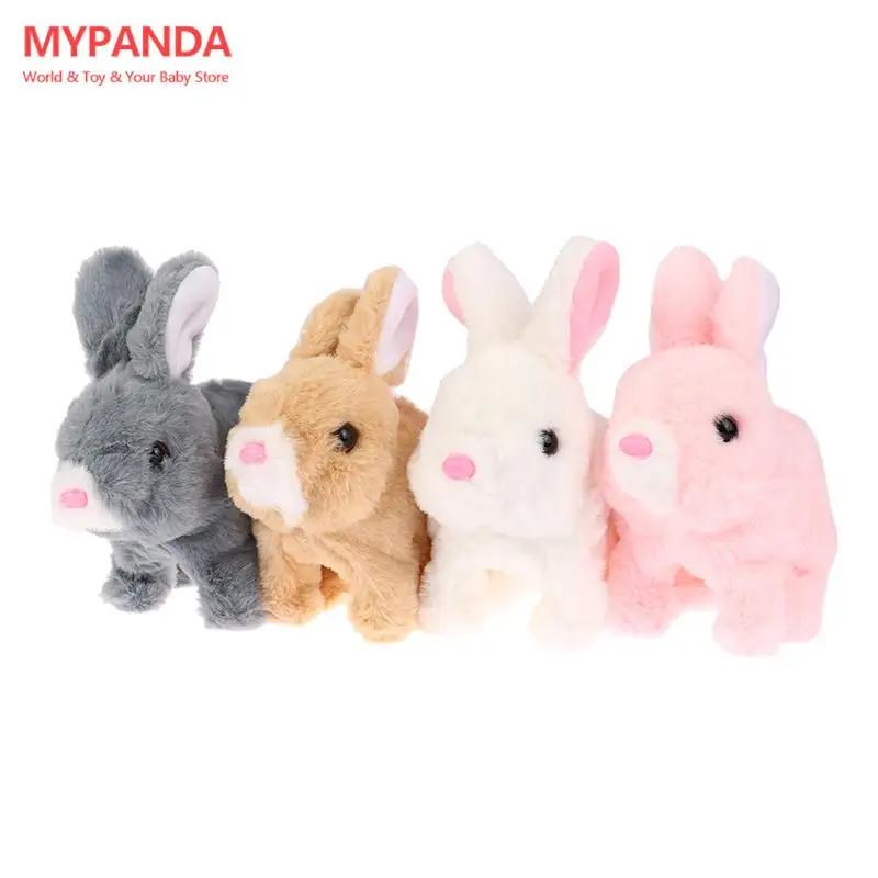 

1pc Electronic Plush Rabbit Toy Robot Bunny Animal Shake Ears Cute Electric Pet for Kids Birthday Gifts 16*15.5*9.5cm