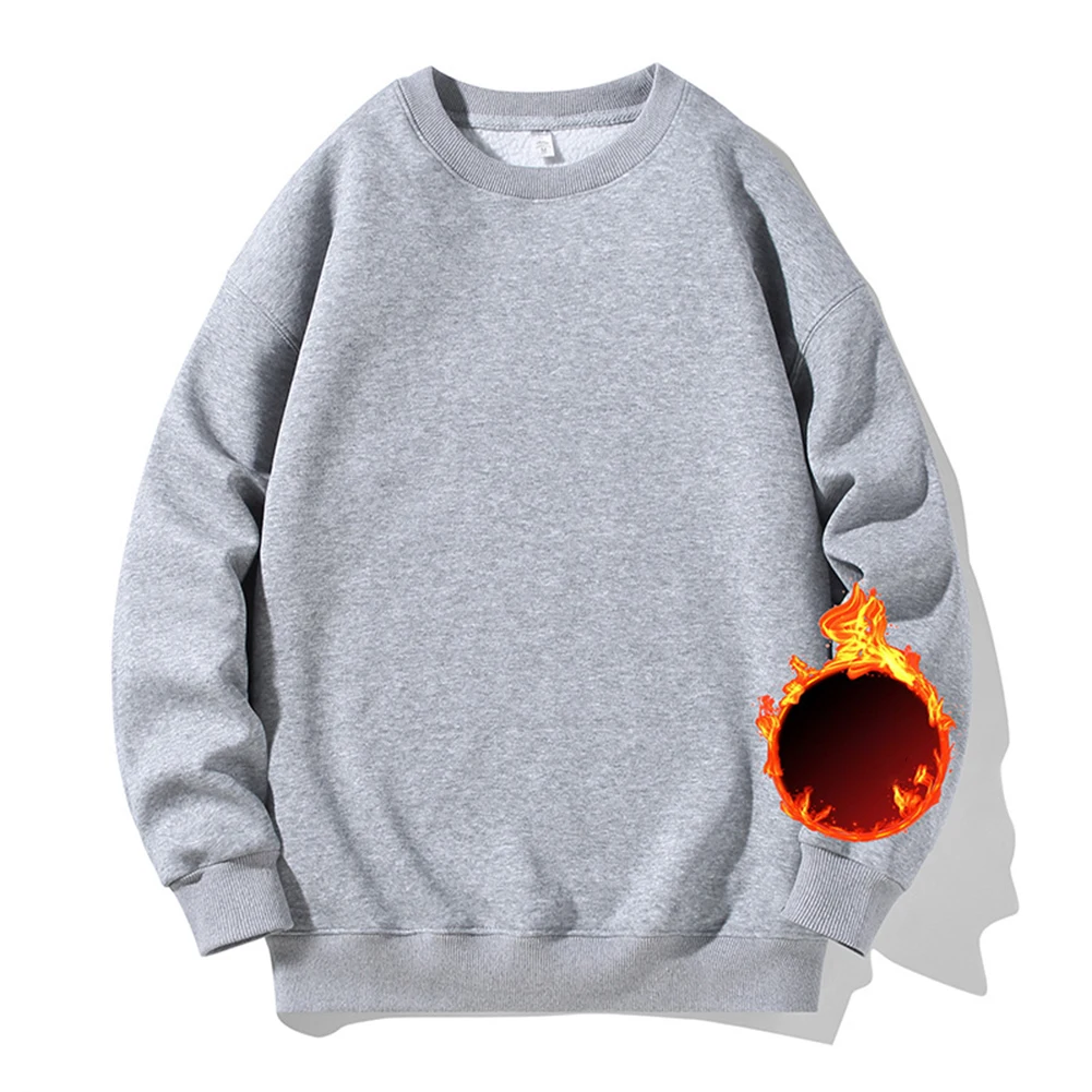 Mens Plain Long Sleeve Sweatshirt Fleece Solid Pullover Jumper Work Casual Top Winter Men's Hoodie Coat Fashion New
Mens Plain Long Sleeve Sweatshirt Fleece Solid Pullover Jumper Work Casual Top Winter Men's Hoodie Coat Fashion New