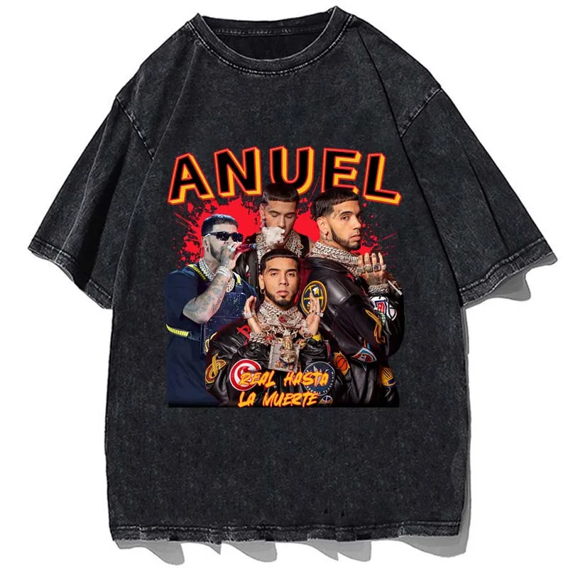 Rapper Anuel AA Print Graphic T Shirt Men's Hip Hop Retro Oversized T-shirt Men Fashion Cotton Tops Tee Summer Gothic Streetwear
Rapper Anuel AA Print Graphic T Shirt Men's Hip Hop Retro Oversized T-shirt Men Fashion Cotton Tops Tee Summer Gothic Streetwear
