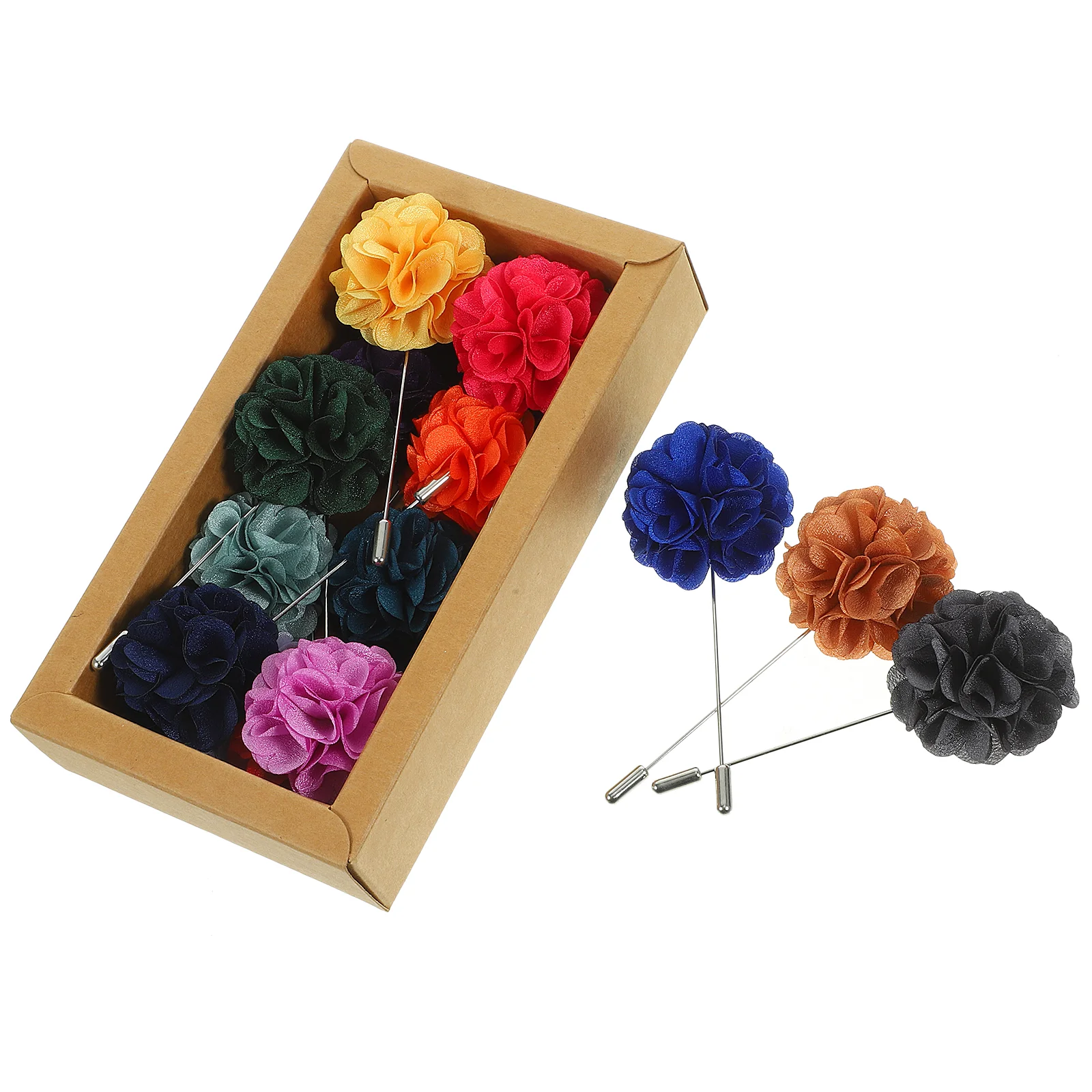 16 Pcs Dress Corsage Flower Modeling Brooch Men Ornament Flowers Metal Long Needle (copper) Collar
16 Pcs Dress Corsage Flower Modeling Brooch Men Ornament Flowers Metal Long Needle (copper) Collar