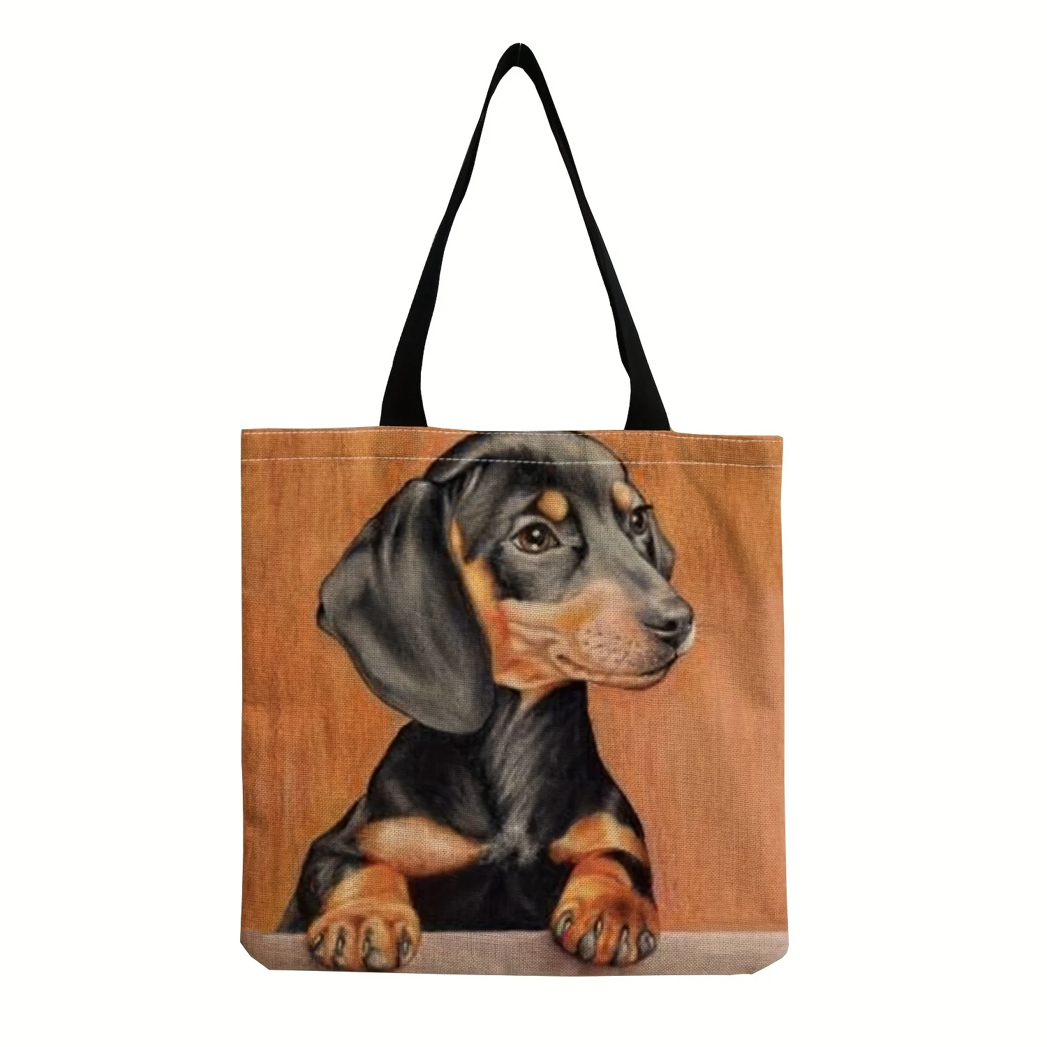 Cute Sausage Dog Print Tote Bag 7 Se7c2aeec82ee4ed3b17c313df7fbda4dW