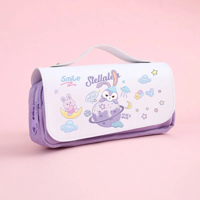 Disney Pencil Bags Anime Figure StellaLou Pencil Case for Girls Cartoon Kawaii Storage Pouch Student Stationery birthday Gifts
Disney Pencil Bags Anime Figure StellaLou Pencil Case for Girls Cartoon Kawaii Storage Pouch Student Stationery birthday Gifts